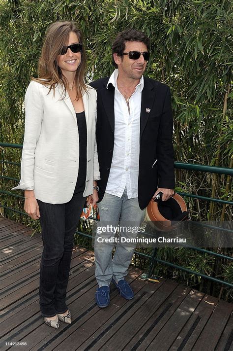 celine bosquet patrick bruel|Celine Bosquet and Patrick Bruel attend The French Open at .